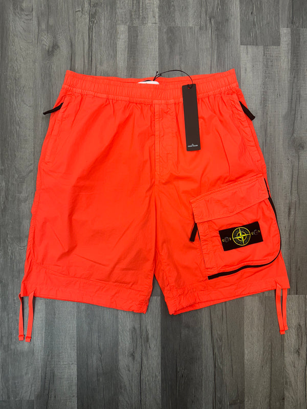 Stone Island Cargo Shorts - Orange
