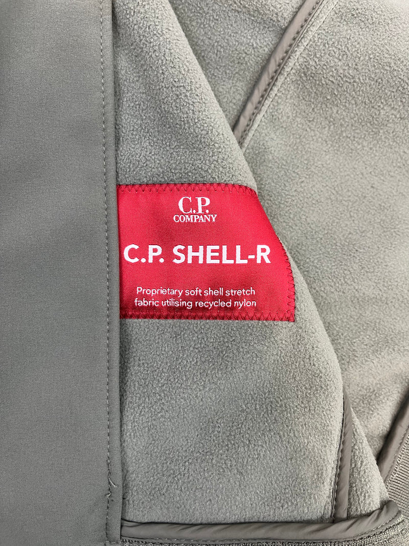 CP Company Fleece Lined Softshell Jacket - Green
