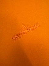 Stone Island Oversized Embroidered Hoodie - Orange