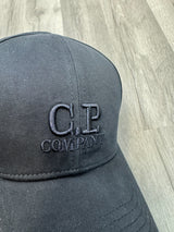 CP Company Embroidered Cap - Navy
