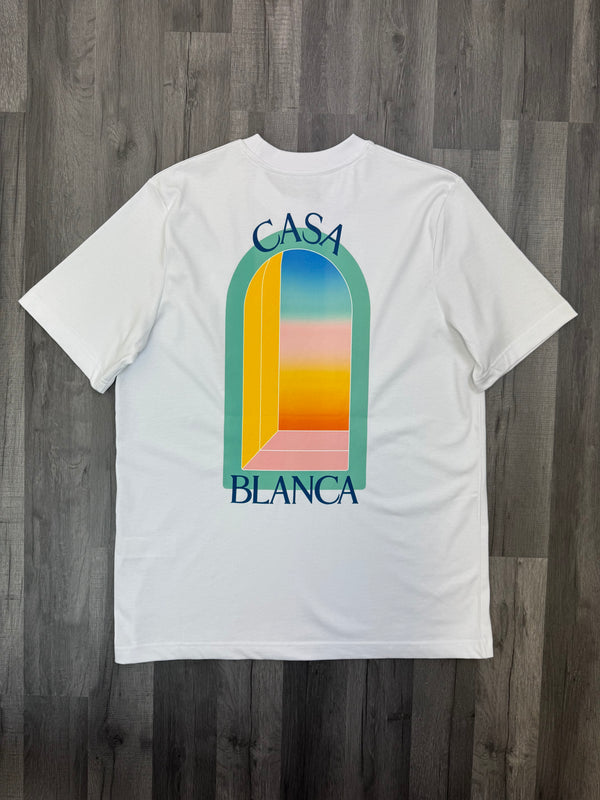 Casablanca 'L'Arche'  T-Shirt - White