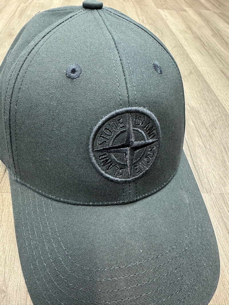 Stone Island Embroidered Baseball Cap - Navy