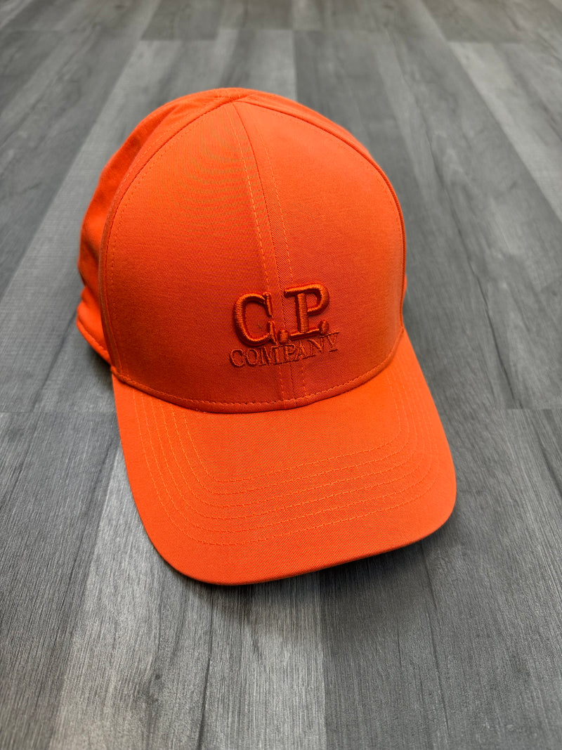 CP Company Embroidered Cap - Orange