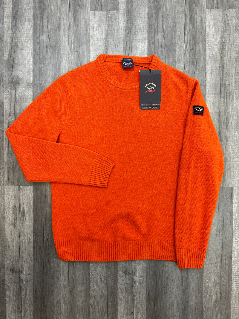 Paul And Shark Wool Sweatshirt - Orange