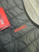Hugo Boss Quilted Puffer Gilet - Black
