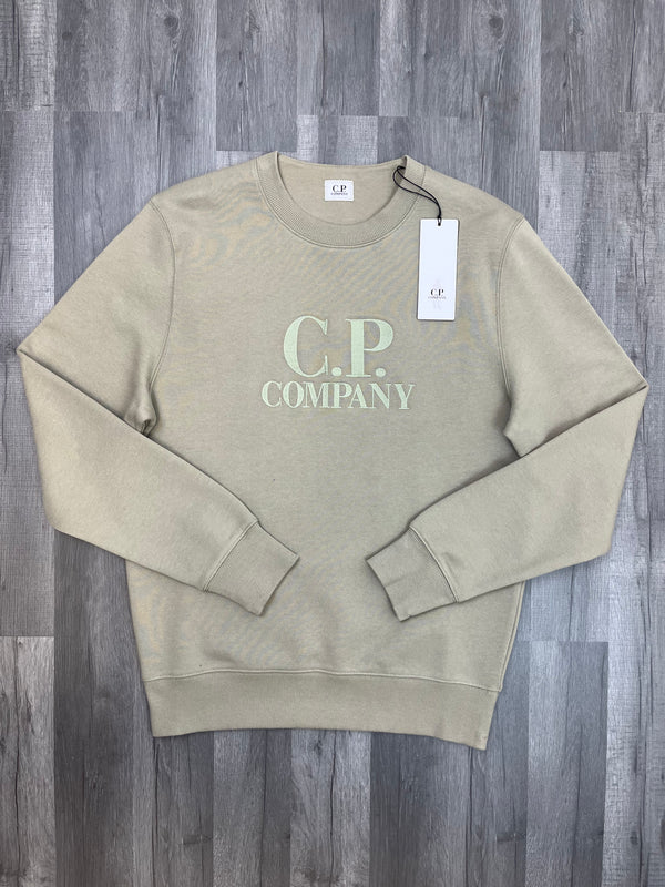 CP Company Embroidered Logo sweatshirt - Green