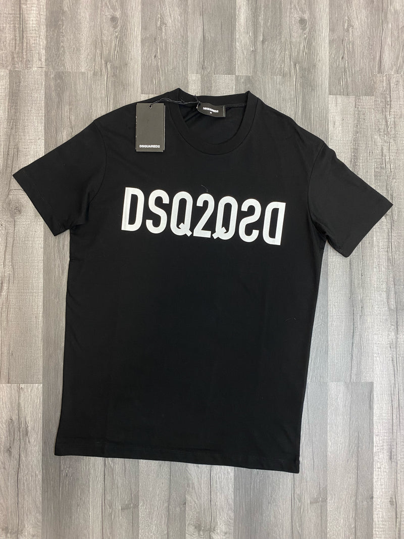 Dsqauerd2 Mirrored Logo T-shirt - Black
