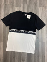Moschino Tape T-shirt - Black/White