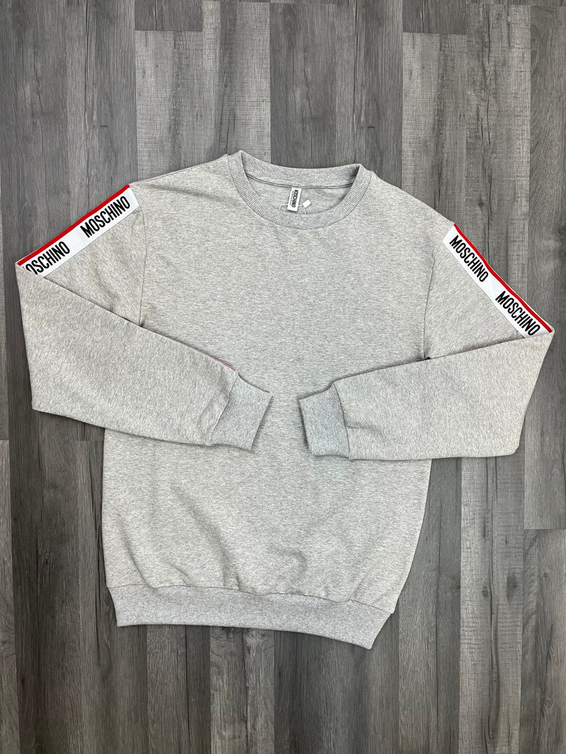 Moschino Arm Tape Sweatshirt - Grey